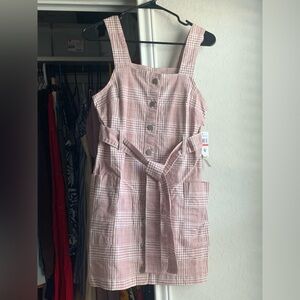 NWT Plaid Mini Dress XS